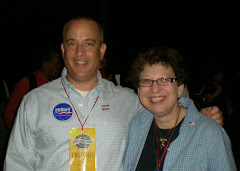 Jeff Strater pictured with Barbara Rosenberg
