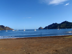 View from Nuka Hiva - next stop 3 days later in the Tuamotus