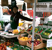 Lily at our stall in Broadgate