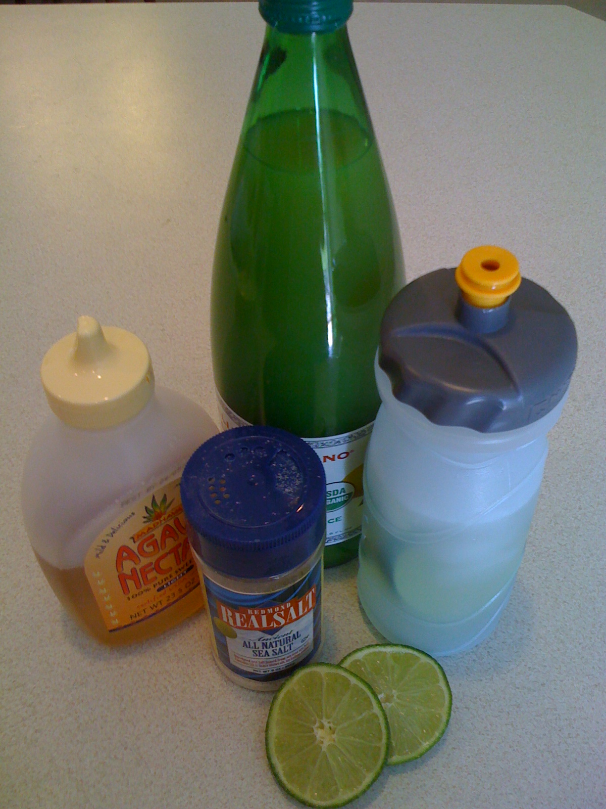 Build'n. Homemade Salty "Margarita" Trail Runners Drink