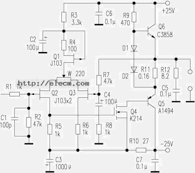 Another Electronics Circuit Schematics Diagram Class A 30 Watt Power Amplifier Circuit