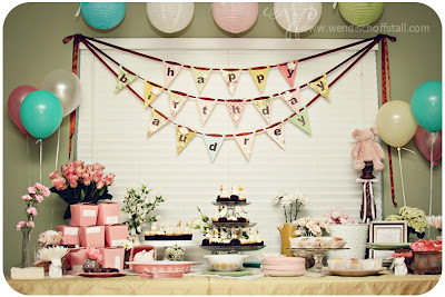 Kara s Party Ideas Shabby Chic Pig Party  - 83