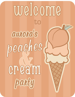 Kara s Party Ideas Peaches and Cream Party   - 67