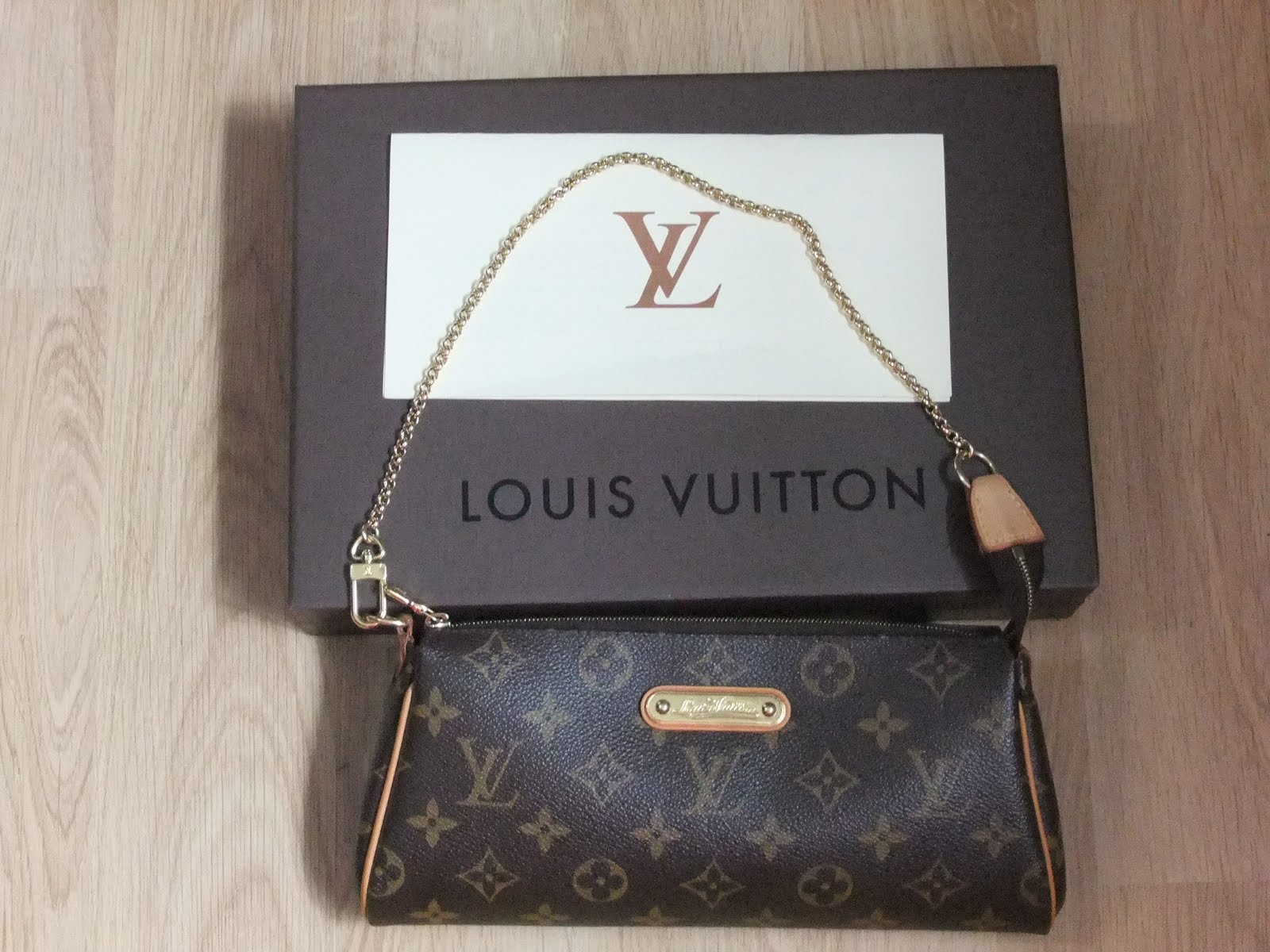 Louis Vuitton, Bags, Authentic Louis Vuitton Eva Clutch