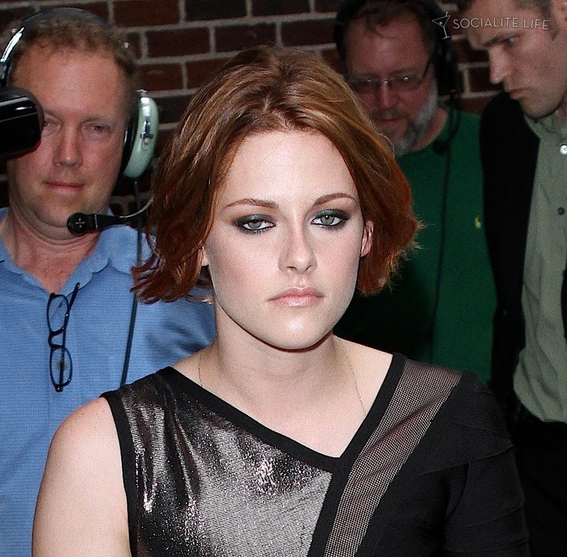 KRISTEN STEWART: David Letterman Arriving
