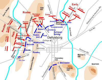 Extreme Encounters Gettysburg - 765px Gettysburg Day1 1400 By Hal Jespersen.bmp
