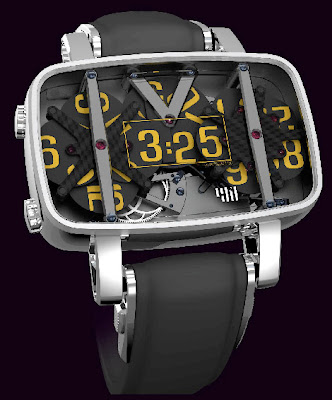 The 4N MVT01 Four Numbers Disc Watch by François Quentin