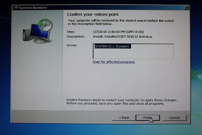 Windows 7 System Restore