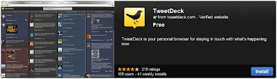TweetDeck in Google Chrome