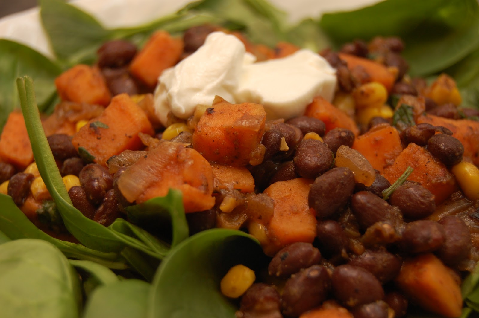 A Busy Mom Cooks Sweet Potato, Corn and Black Bean Hash