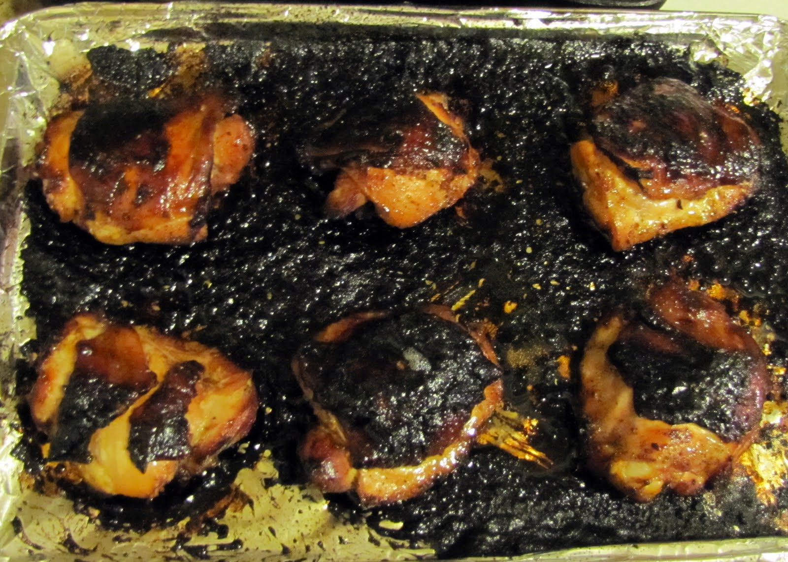 Smells Like Food in Here Honey and Soy Baked Chicken Thighs