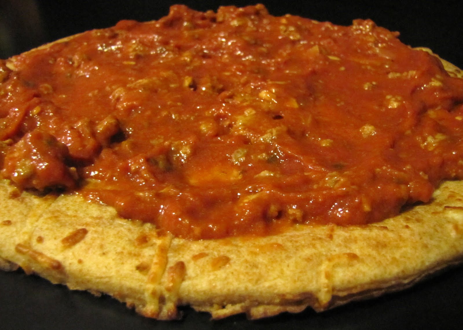 Smells Like Food in Here Pizza on Boboli Whole Wheat Crust