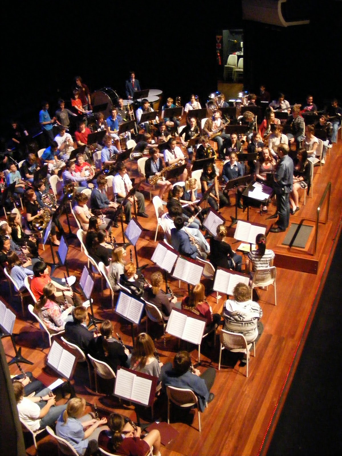 Lydons in Australia Wind Band Rehearsal