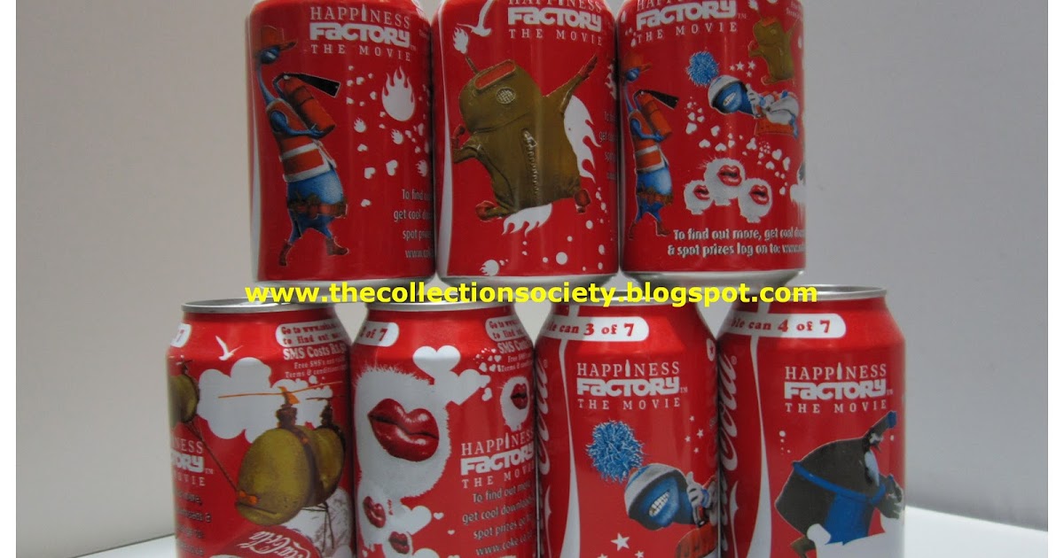 CokeExpo By TCS Group COCA COLA Happiness Factory 7 Cans