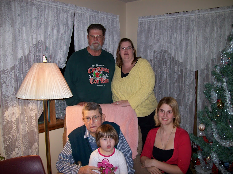 Five Generations of Niemeirs, Christmas 2008, Ft. Scott, Kansas