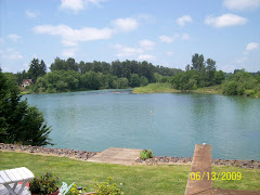 Cowlitz River out back of Hudson home