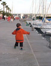 boy and boats