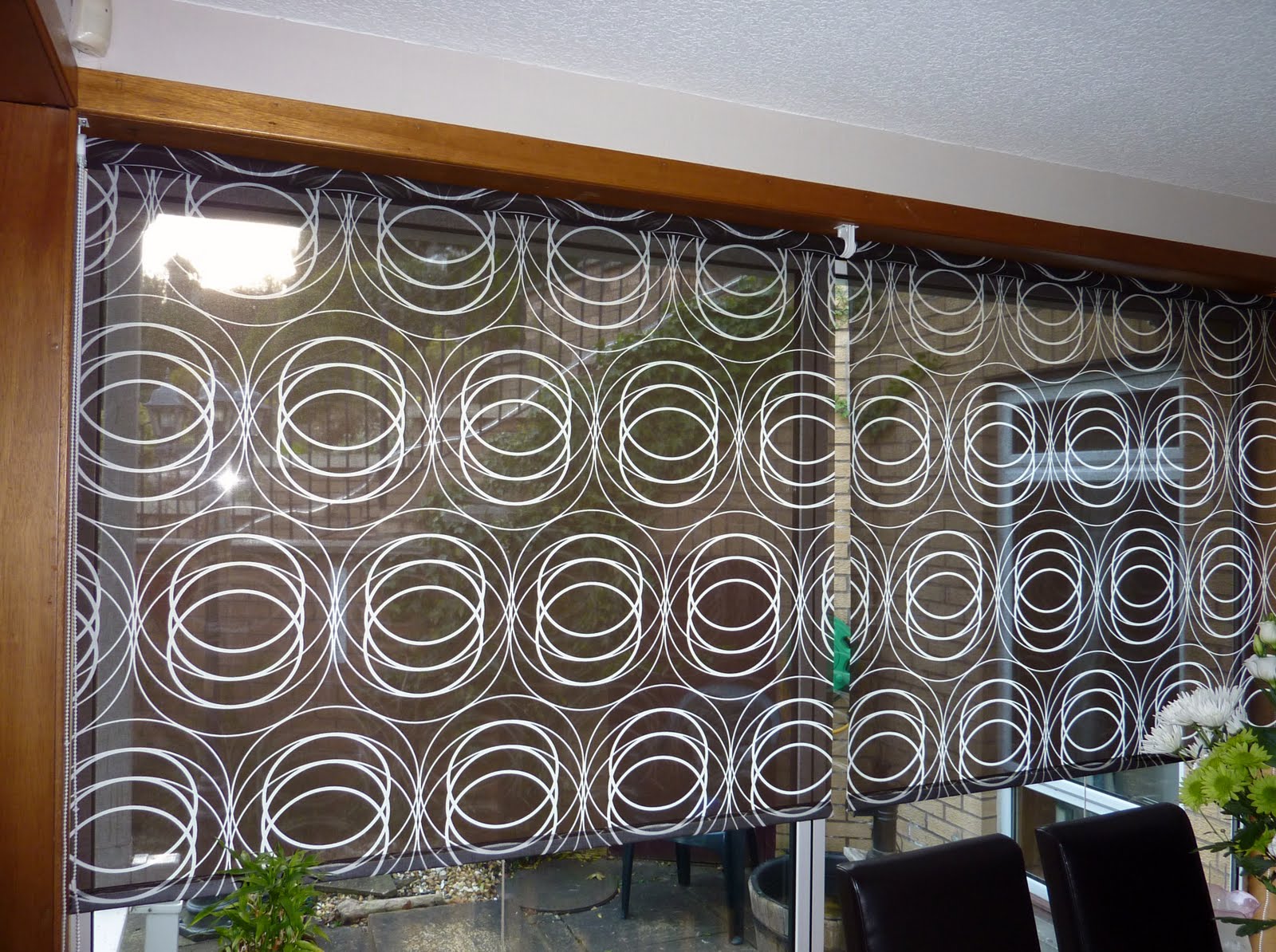Apollo Blinds Hamilton Moods Chocolate Roller Blinds