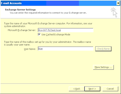 exchange technologies kaiming liao network existing folder delivered warning server personal mail account