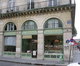 CADOR PATISSERIE exterior across from the Louvre