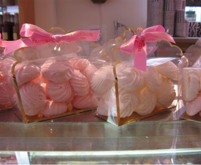 Fauchon pink meringues