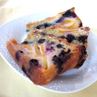 Peach and Blueberry Cake