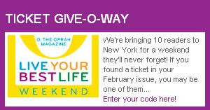 Oprah Live Your Best Life Weekend Instant Win Sweepstakes