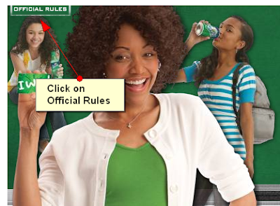 how to play the MyCokeRewards Sprite Bring Home the Green Back to School instant win game from MyCoke Rewards