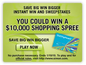 Save Big Win Bigger Instant Win Sweepstakes