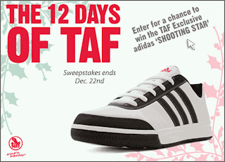 Adidas 12 Days of TAF Sweepstakes