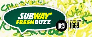 MTV Subway Fresh Buzz Sweepstakes