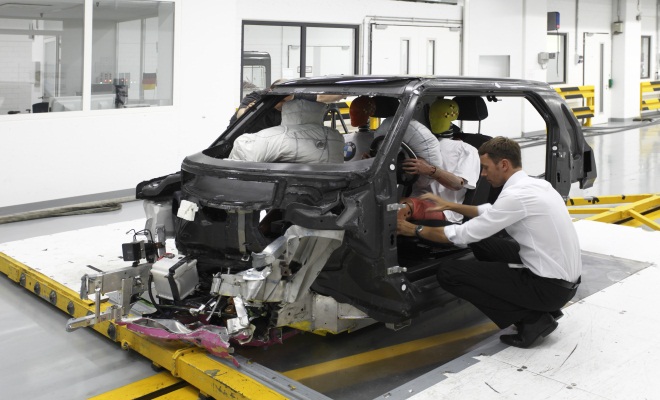 BMW i3 chassis testing
