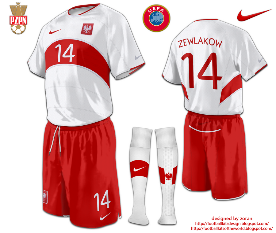 football kits design Poland fantasy kits