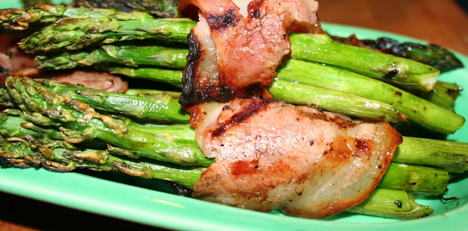 Cheers to Happy Grilled Asparagus with Pancetta...