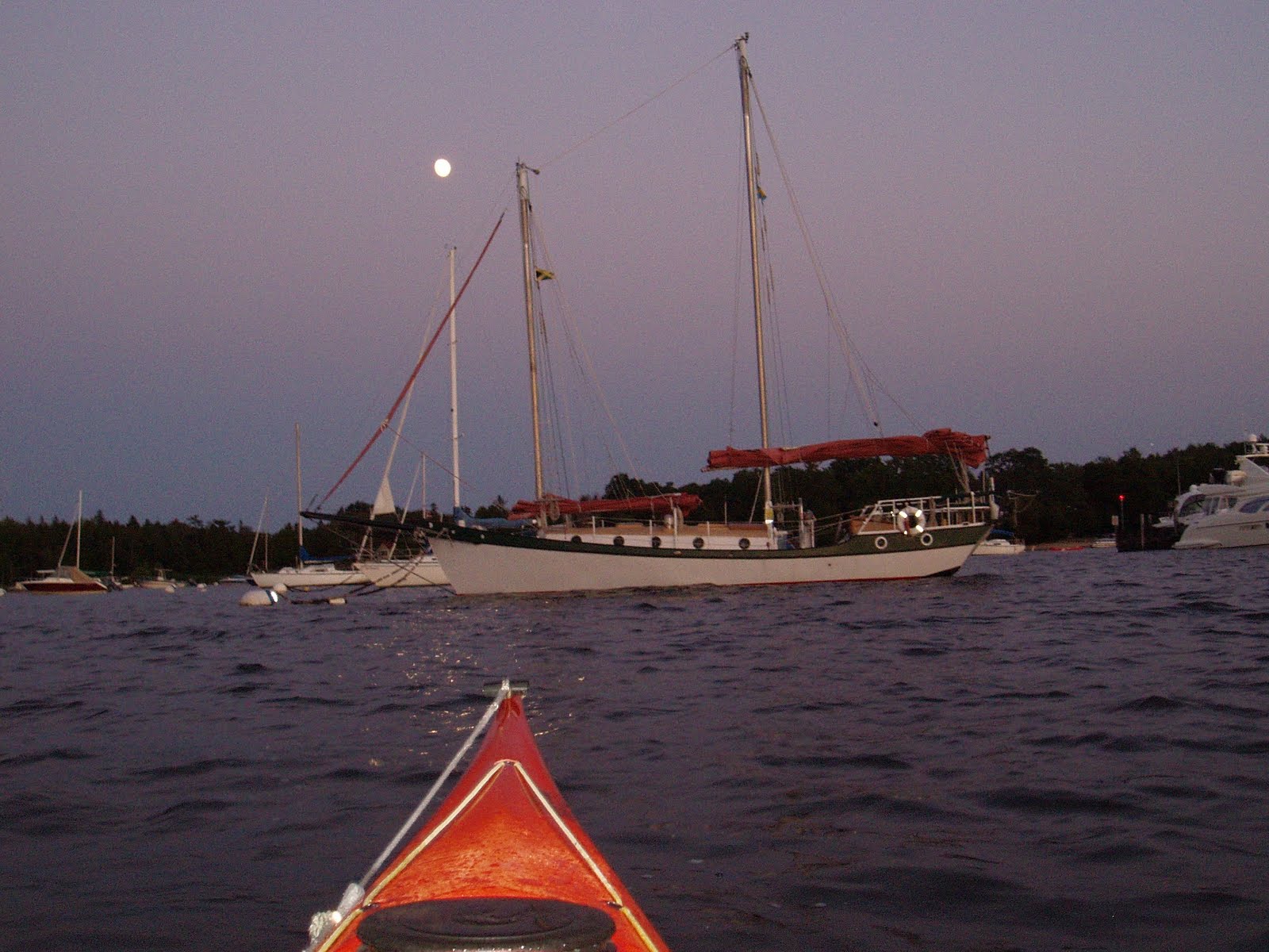 onthewater August 21, Kayak, Fish Creek, WI