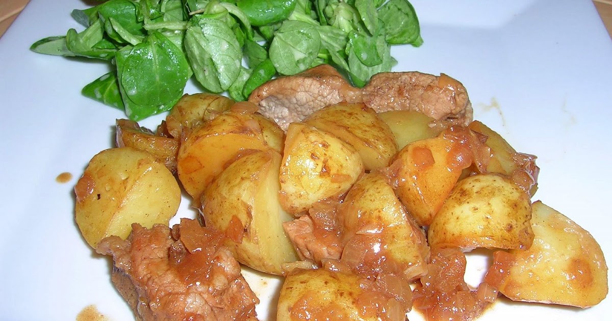 Sauté de veau et pommes de terre nouvelles caramélisées