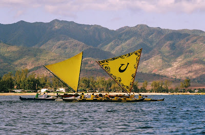 Course de canoës à voile Na Holo Kai : d'Oahu à Kauai 1