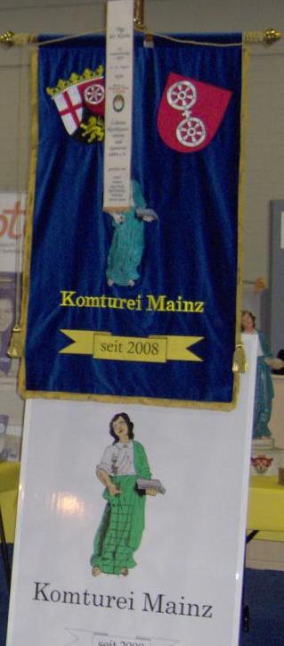 Fahne Komturei Mainz