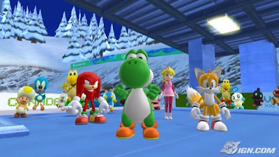 Mario e Sonic nos Jogos Olímpicos de Inverno, Wii, Jogos