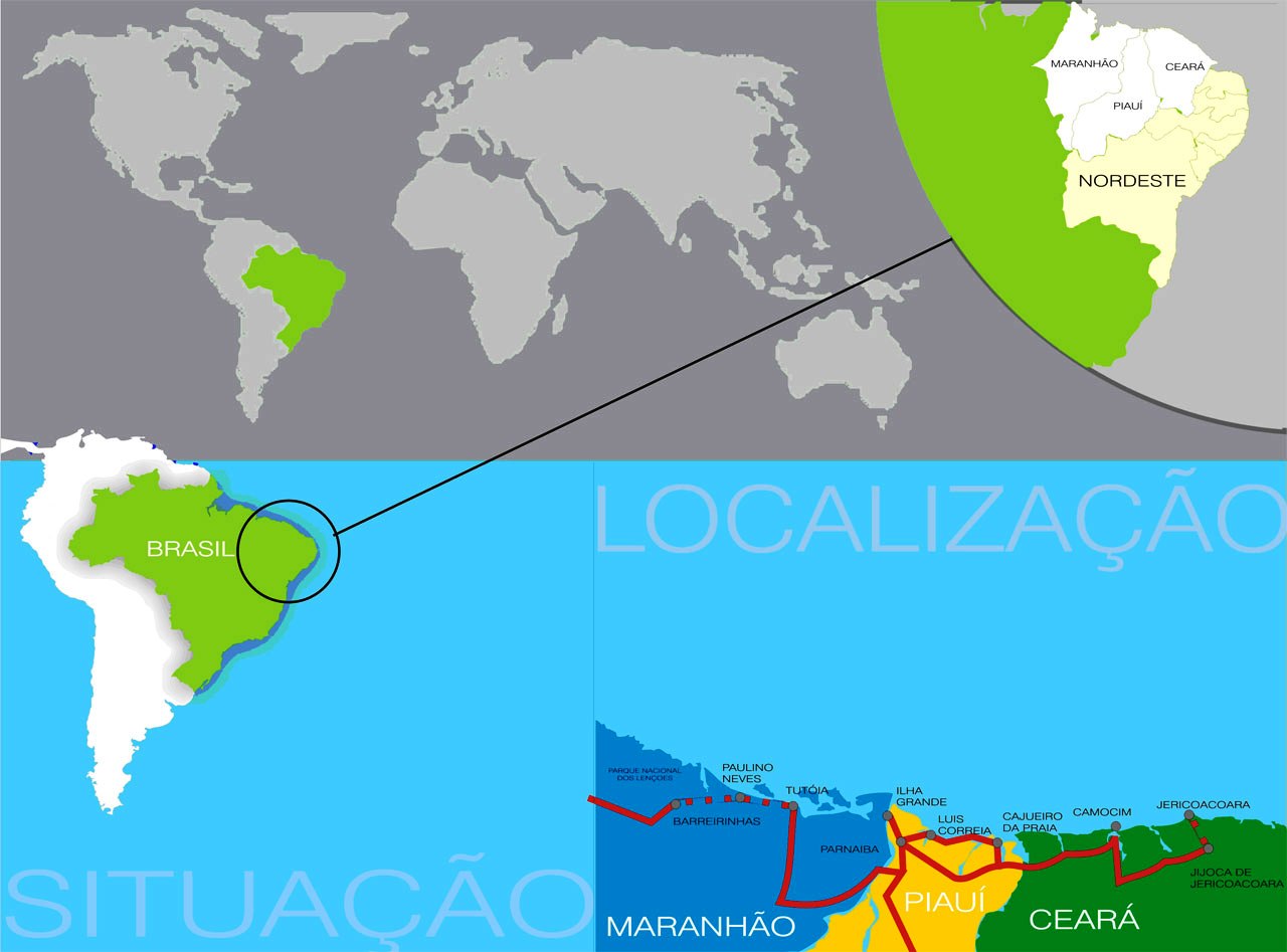 Delta do Parnaíba Rota das Emoções Delta do Parnaíba Piauí Jericoacoara Ceará Lençóis Delta do Parnaíba Rota das Emoções Delta do Parnaíba Piauí Jericoacoara Ceará Lençóis