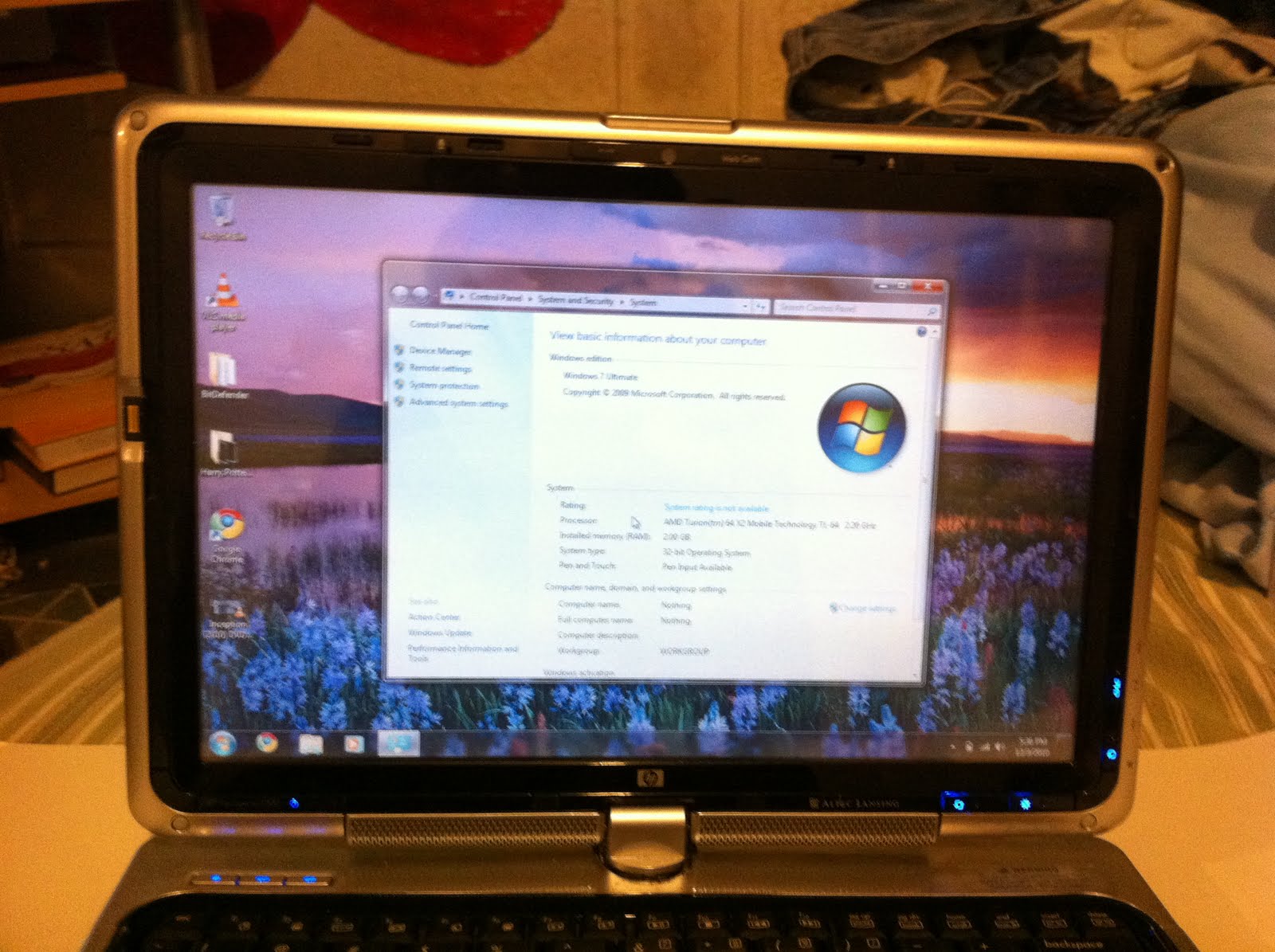 NothingToSomething: HP Pavilion Tx1000 Windows 7 Ultimate Laptop Tablet
