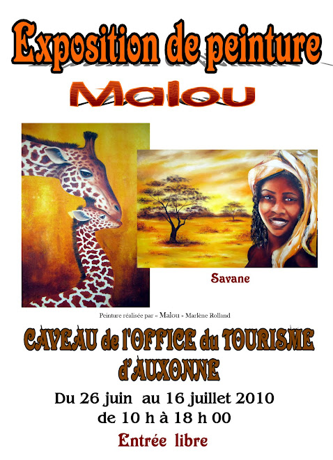 Affiche Expo Personnelle d'Auxonne