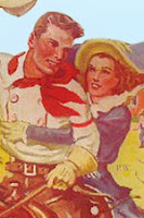 Rodeo dance article featuring cowboy & cowgirl couple on horse