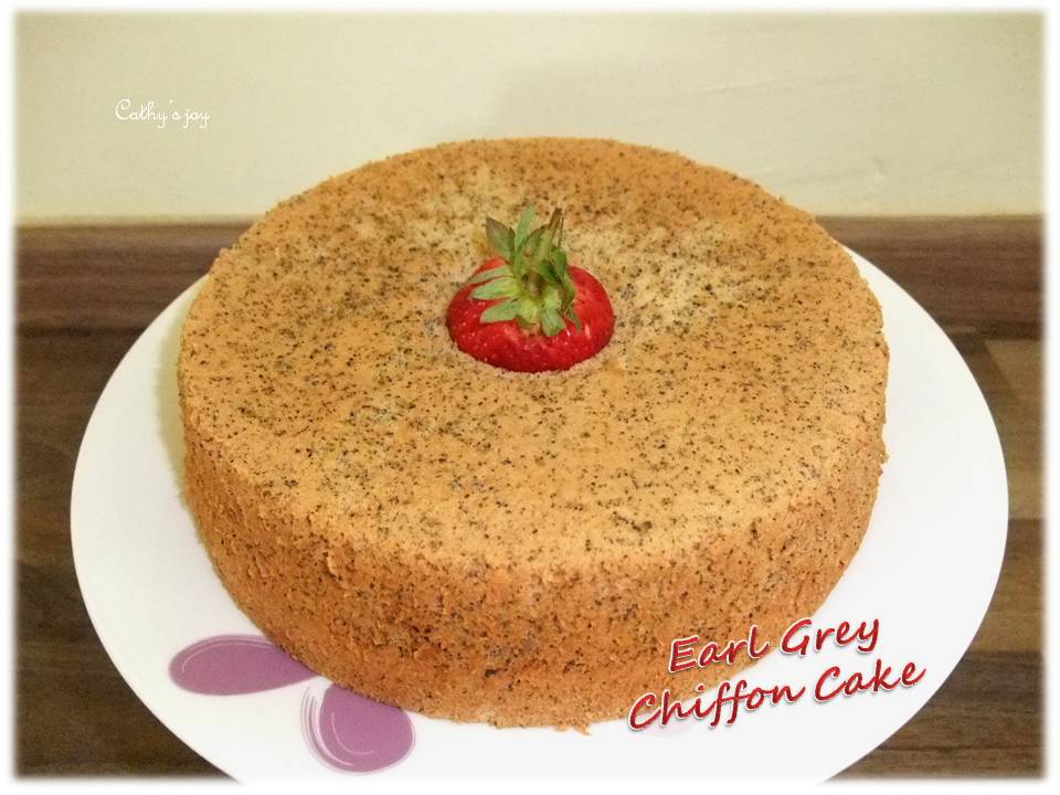 cathy's joy Earl Grey Chiffon Cake