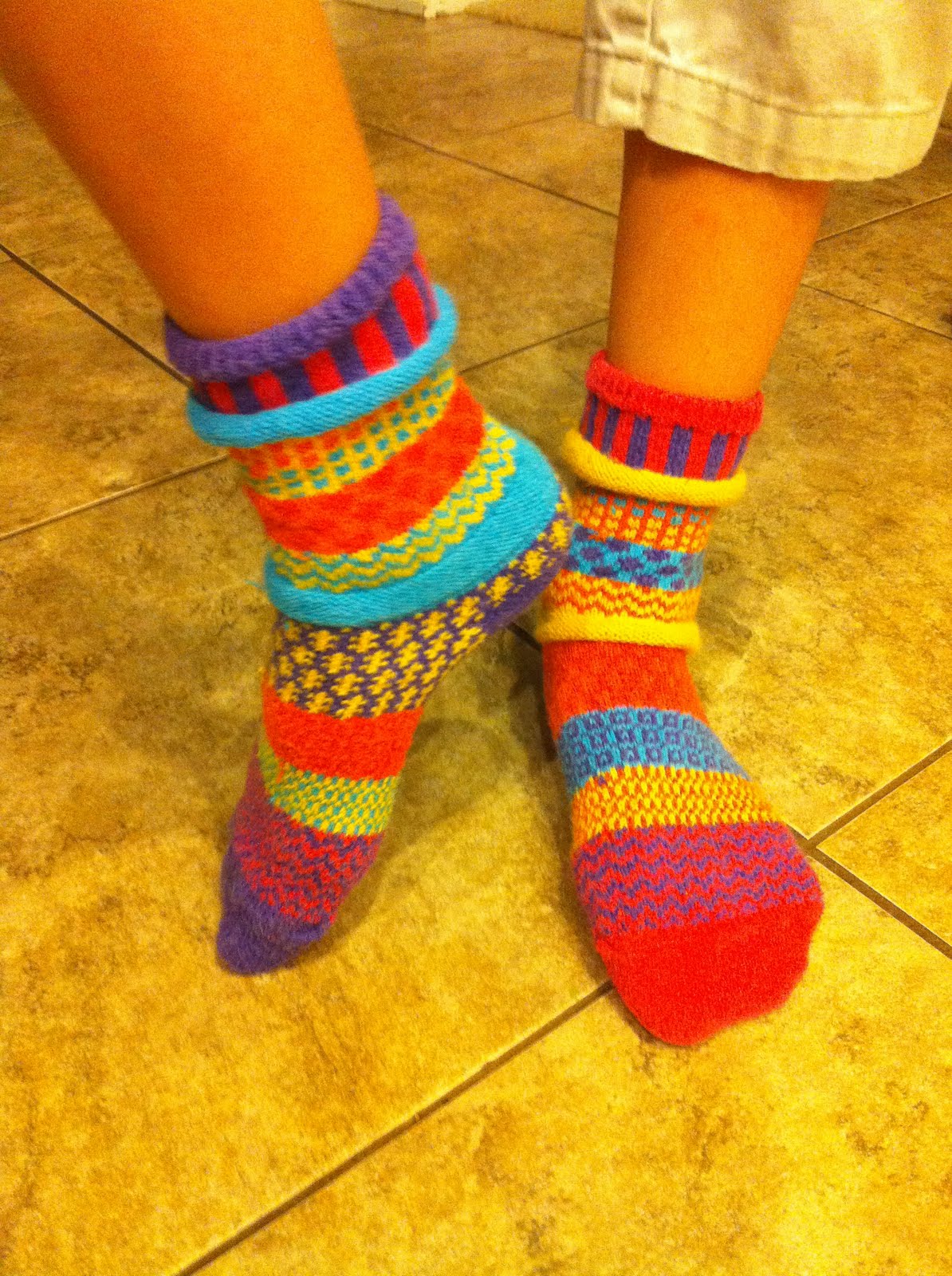 Just for kids: Crazy socks!