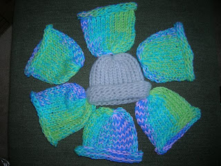 3 free preemie cap knitting patterns, machine, loom and hand