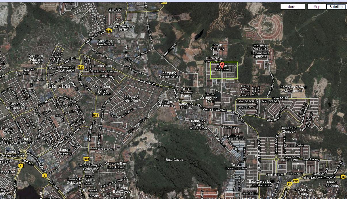 Kuala Lumpur: map batu caves