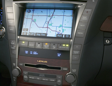 Dvd عربي الخاص بخرائط سيارات لكزس Ls460