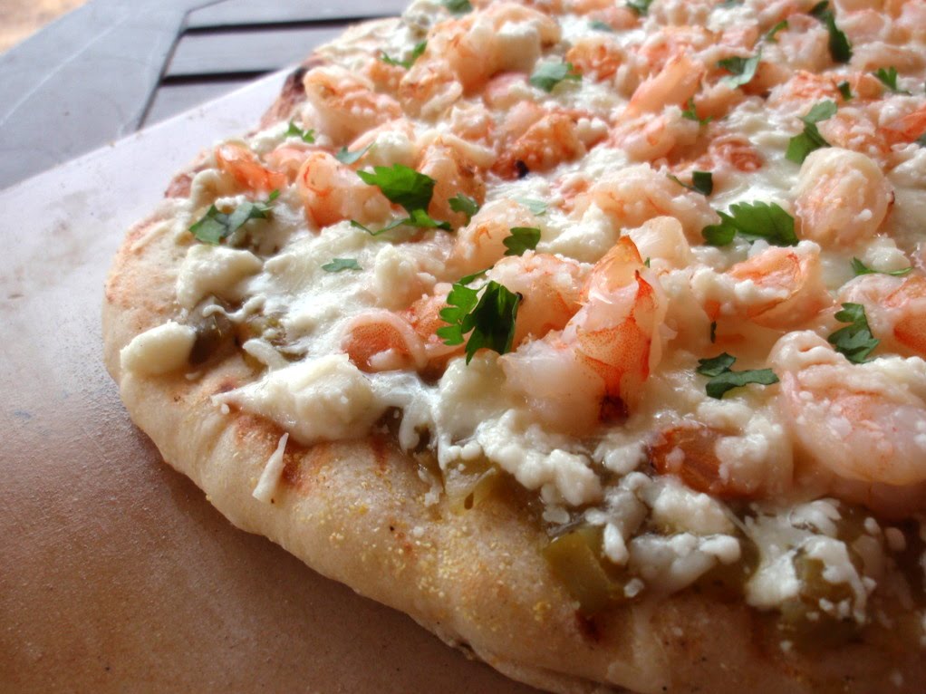 Cooking with the Schnarrs Grilled Shrimp Pizza
