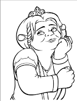 fairy godmother shrek 2 coloring pages - photo #16